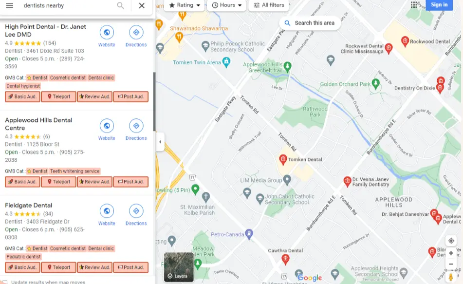 Ask your existing patients to post their reviews of your services on your GMB page. Reply to their reviews, and also reply to people who comment on your GMB page enquiring about your services. 

The higher the number of positive reviews your clinic gets on Google, the better your chances of getting more and more clients. Also, you should pay attention to on-page and off-page optimization, focusing on the most-ranked keywords in your locality. With constant optimization and positive reviews, Google will suggest your clinic to more people who search for dental clinics in your area. 

Remember, capturing the local market is the core building block of widespread recognition. So, invest the required time and effort to attain a higher local SEO ranking.
